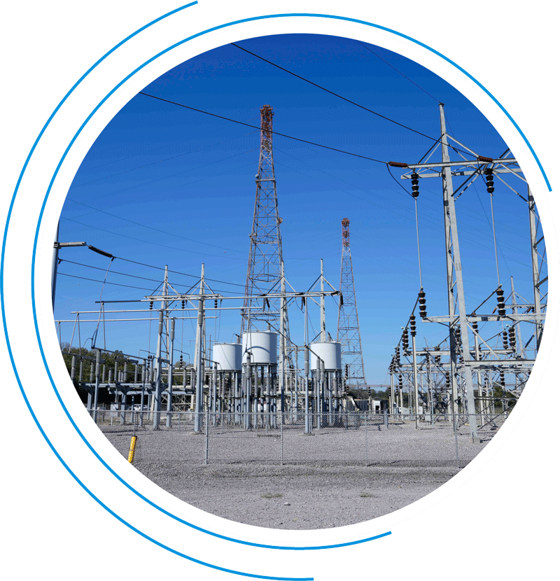 electrical power lines at crawford diamond industrial park, Florida electrical power lines at crawford diamond industrial park, Florida