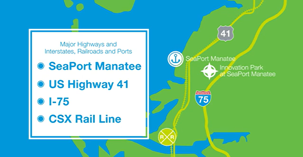 seaport manatee area map